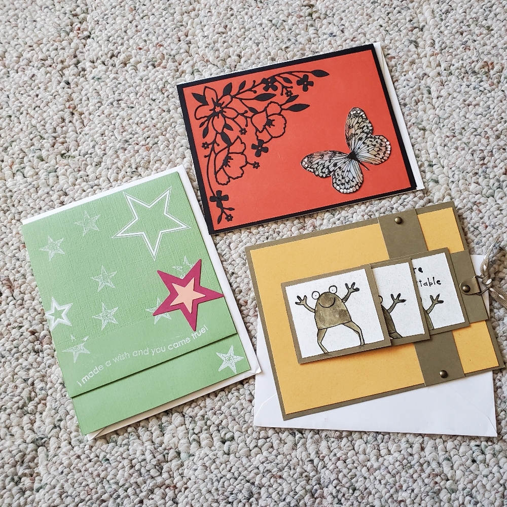 3 Handmade Cards